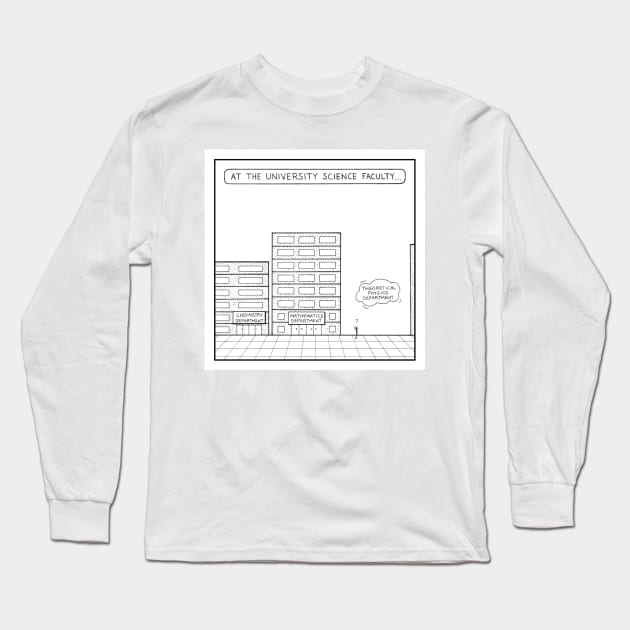 Theoretical Physics Department Long Sleeve T-Shirt by stevet3214